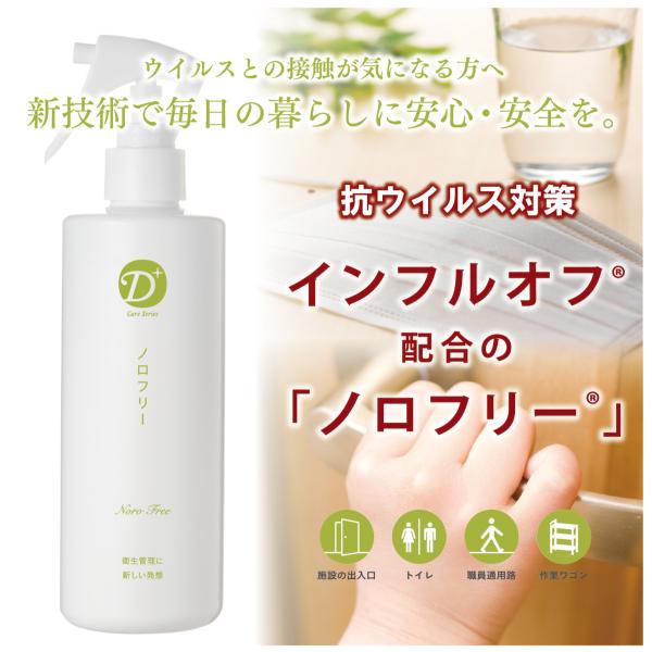 【抗ウイルス対策】ノロフリー スプレー  抗ウイルス対策 衣類 ドア マスク