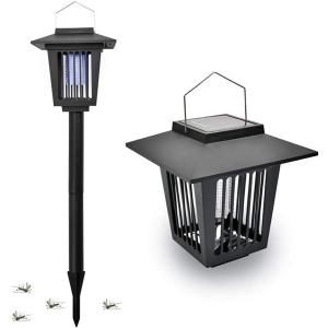 電撃殺虫器 ソーラー充電式蚊取り器 ガーデンライト