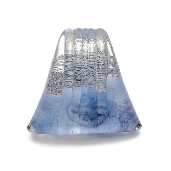 ガラスのジュエリー 富士 帯留め 手作りガラス細工 FF-b-fuji-obi FUSION FAC...