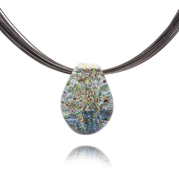 ガラスのジュエリー スーラ L ネックレス 手作りガラス細工 FF-Seurat-l FUSION ...