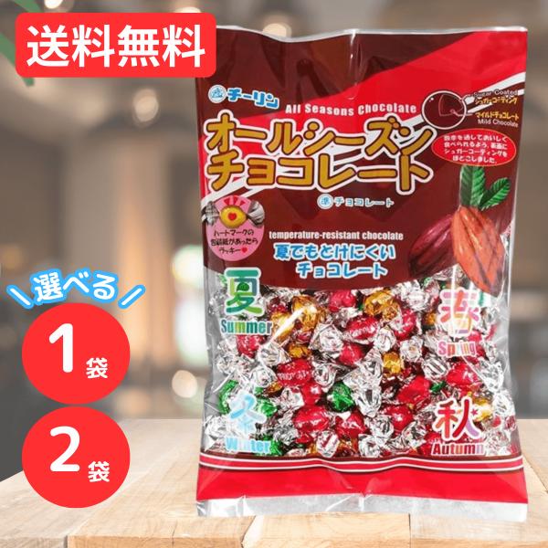 チーリン製菓 オールシーズンチョコ 300g 選べる 1袋 2袋 駄菓子 チョコ お菓子 大容量 ま...