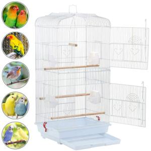 鳥かご 白 バードケージ 鳥小屋 大型 複数飼い 組み立て式