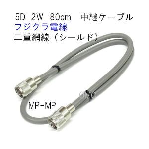 5D-2W 50cm フジクラ電線 5W05MP 中継同軸ケーブル : ジャパンネット