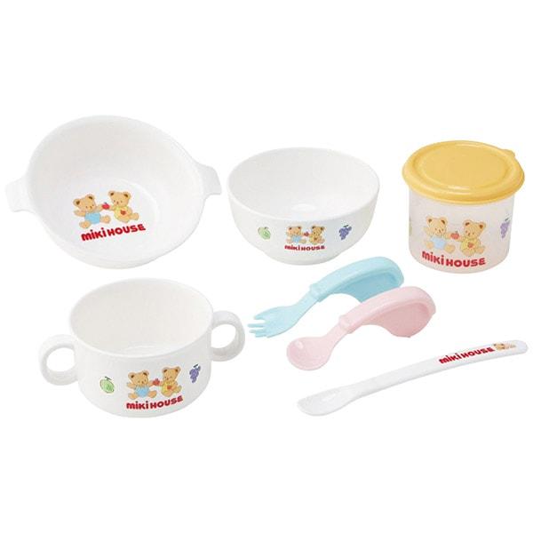 ミキハウス ベビー 食器 ギフト  子ども用 テーブルウェア 7点 セット 内祝い お返し コップ ...