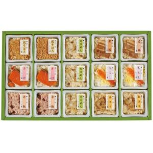 お歳暮 御歳暮 2025 内祝い お返し 送料無料 和風惣菜 ギフト 惣菜 一膳 炊きこみご飯 15個 セット 京 料亭 わらびの里 鮭ごはん ちらし寿司 食品 里-50V