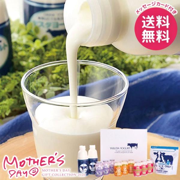 母の日 ギフト 2026 ドリンク セット プレゼント 花以外 飲むヨーグルト ヤスダヨーグルト 乳...