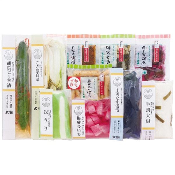 お中元 御中元 2026 送料無料 漬物 ギフト 漬け物 京つけもの 大安 味さわやか 10種 セッ...