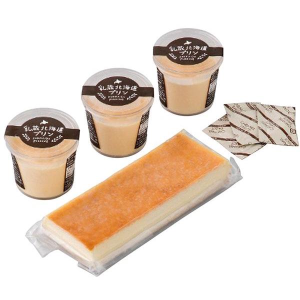 お歳暮 御歳暮 2025 スイーツ ギフト 乳蔵 お菓子 洋菓子 北海道プリン＆チーズケーキ セット...