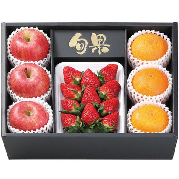 お歳暮 御歳暮 2025 フルーツ ギフト いちご さんふじ りんご 紅まどんな みかん セット 苺...