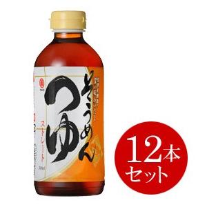 そうめんつゆ 麺つゆ マルテン そうめんつゆ ストレート 500ml 12本セット【のし・包装不可】｜japangift