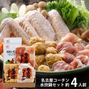 内祝い お返し 惣菜 父の日 プレゼント ギフト 鍋 セット 名古屋コーチン 水炊鍋 3〜4人前 お取り寄せグルメ 冷凍便 メーカー直送｜japangift