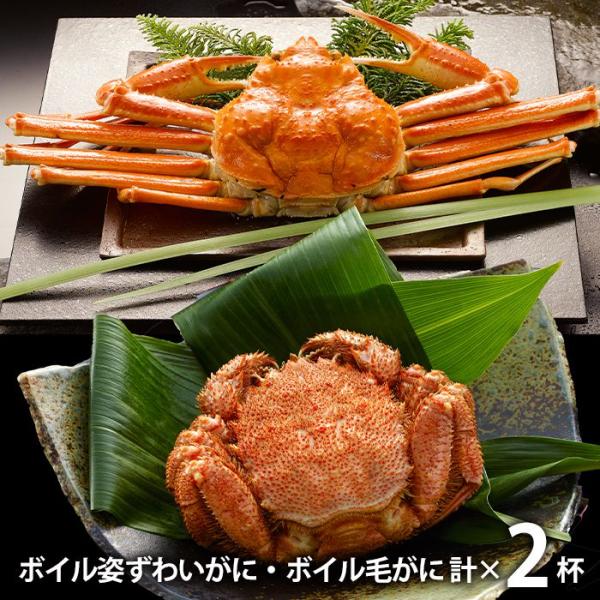 内祝い お返し 惣菜 海鮮 母の日 ギフト 贈り物 かに ボイル ズワイガニ姿&amp;ボイル 毛ガニ 計8...