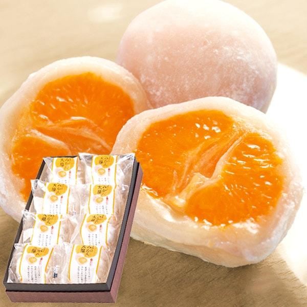 お歳暮 御歳暮 2025 スイーツ 和菓子 ギフト お菓子 大福 新杵堂 まるごとみかん大福 8個 ...