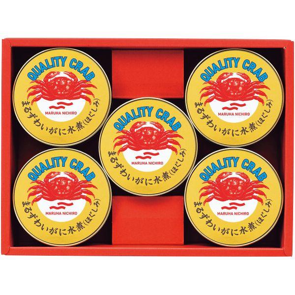 お歳暮 御歳暮 2025 缶詰 ギフト カニ缶 蟹缶 マルハニチロ ズワイガニ まるずわいがに 蟹 ...