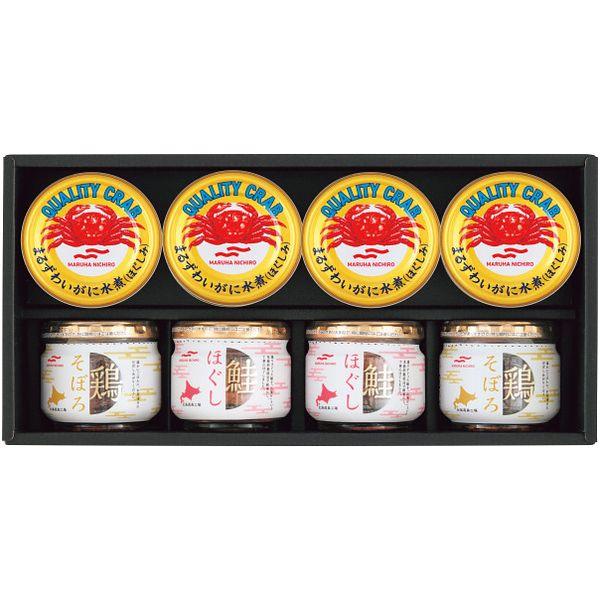 お歳暮 御歳暮 2025 缶詰 ギフト マルハニチロ ズワイガニ まるずわいがに 蟹 カニ缶 ほぐし...