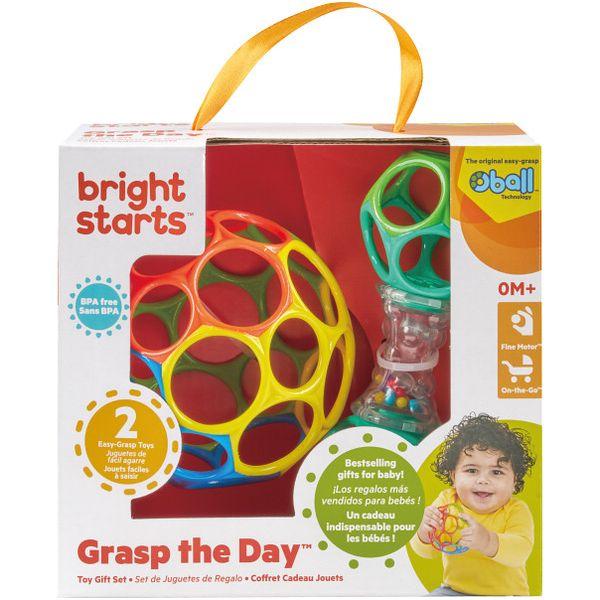 内祝い お返し ベビー用品 ギフト おもちゃ 玩具 オーボール ブライトスターツグラスプザデイ セッ...