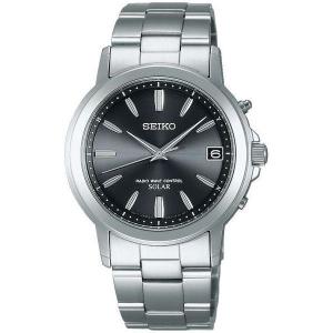 SEIKO セイコー 内祝い お返し 腕時計 時計 ギフト メンズ ブラック ソーラー電波 強化防水 おしゃれ 人気 ブランド SBTM169 (1)｜japangift