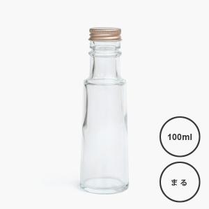 ハーバリウム 瓶 卸 材料 ボトル キット 100ml 変形丸 ハーバリウム用ガラス瓶 キャップ付き SSA-100A オイル 花材｜japangift