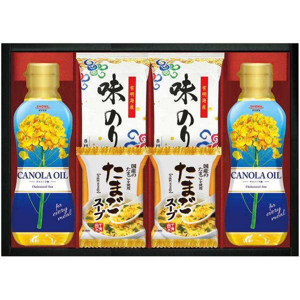 調味料 母の日 ギフト SHOWA 昭和産業 キャノーラ油 なたね油 食用油 味付け海苔 味海苔 た...