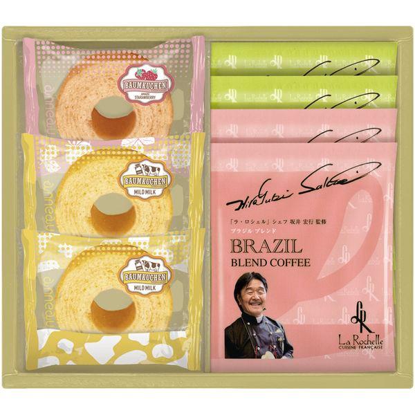 お歳暮 2025 内祝い お返し コーヒー 珈琲 ギフト ドリップコーヒー バウムクーヘン セット ...