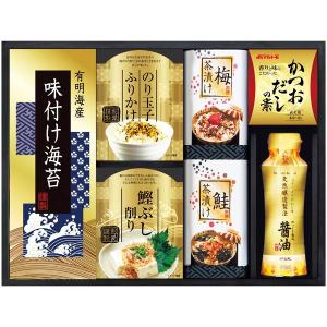 内祝い お返し 調味料 父の日 ギフト 醤油 しょうゆ 味の蔵 食卓 セット 味付け海苔 お茶漬け かつお節 だしの素 ふりかけ 和風惣菜 食品 食べ物 KE-25A｜ジャパンギフト Yahoo!ショッピング店