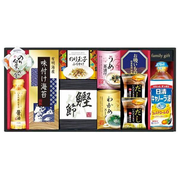 内祝い お返し 調味料 父の日 プレゼント 味付海苔 鰹節 スープ ふりかけ 日清オイリオ 食用油 ...