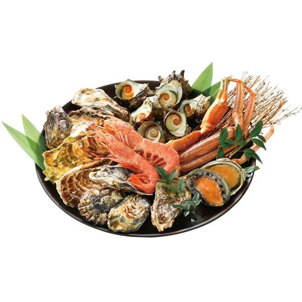 魚介類 海産物 母の日 ギフト 2026 ずわいがに 赤えび あわび さざえ 牡蠣 海鮮缶焼き 5種...