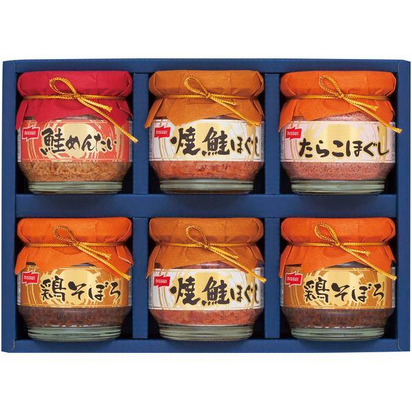 お歳暮 御歳暮 2025 内祝い お返し ニッスイ 瓶詰 ギフト たらこ 焼鮭ほぐし 鶏そぼろ 鮭め...