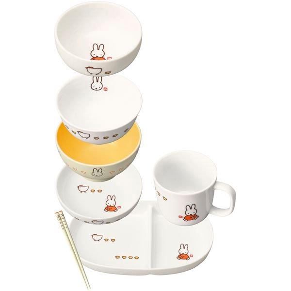 ミッフィー miffy キャラクター グッズ キッズ用食器 ギフト こっこ親子 皿 茶碗 つみつみ食...