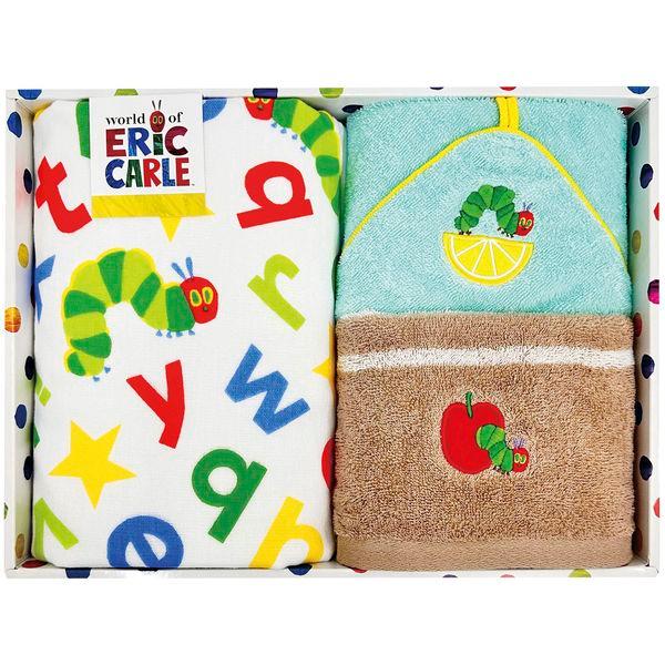 はらぺこあおむし ベビー用品 タオル ギフト フェイスタオル ウォッシュタオル ループ付き セット 内祝い お返し 綿 日用品 HP200700