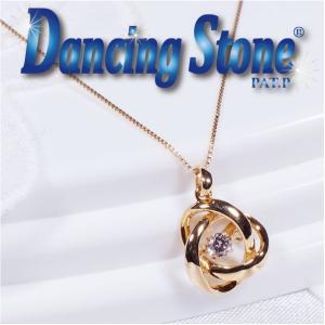 ギフト Dancing Stone (ダンシングストーン) 18金ダイヤダンシングペンダントネックレス｜japangold