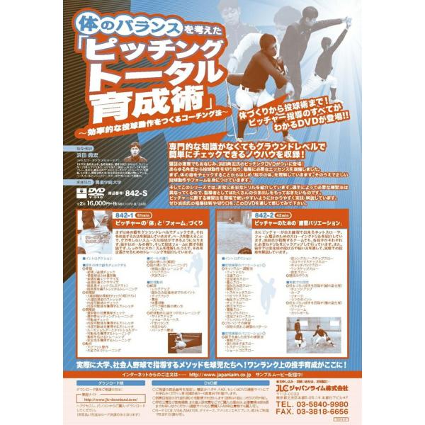 体のバランスを考えた「ピッチングトータル育成術」 硬式野球 842-S 全2巻