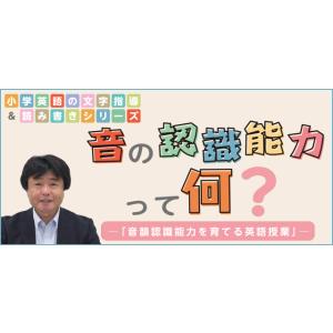 小学英語の文字指導＆読み書きシリーズ 音の認識能力って何？ 英語 教育 DVD E162-S 全2巻の商品画像
