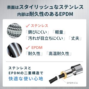 シャワーホース ステンレス しなやか 柔軟 軽...の詳細画像4