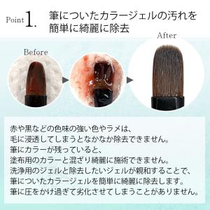ジェルネイル ブラシクリーニングジェル 日本製...の詳細画像4