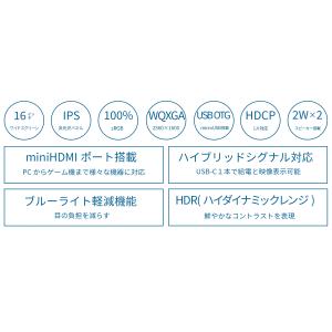 JAPANNEXT 16インチ IPSパネル搭...の詳細画像4
