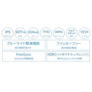 JAPANNEXT 27インチ IPSパネル搭...の詳細画像3