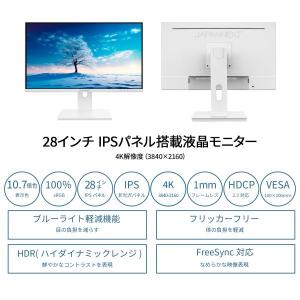 JAPANNEXT 28インチ IPSパネル搭...の詳細画像2