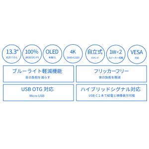 JAPANNEXT 13.3インチ 有機EL(...の詳細画像3