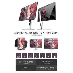 JAPANNEXT 24.5インチ IPSパネ...の詳細画像2