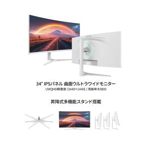 JAPANNEXT 34インチ IPSパネル搭...の詳細画像2