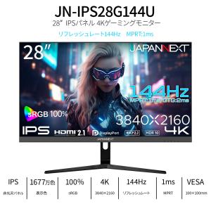 JAPANNEXT 28インチ IPSパネル搭...の詳細画像1