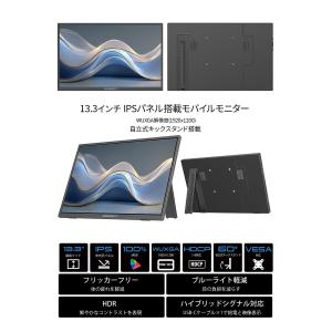 JAPANNEXT 13.3インチ IPSパネ...の詳細画像2