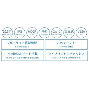 JAPANNEXT 15.6インチ IPSパネ...の詳細画像3
