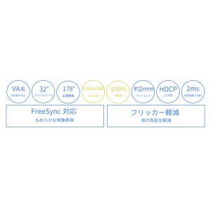 JAPANNEXT 32インチ VAパネル搭載...の詳細画像4