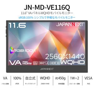 【ECサイト限定】JAPANNEXT 11.6...の詳細画像1