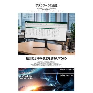 JAPANNEXT 34インチ IPSパネル搭...の詳細画像3