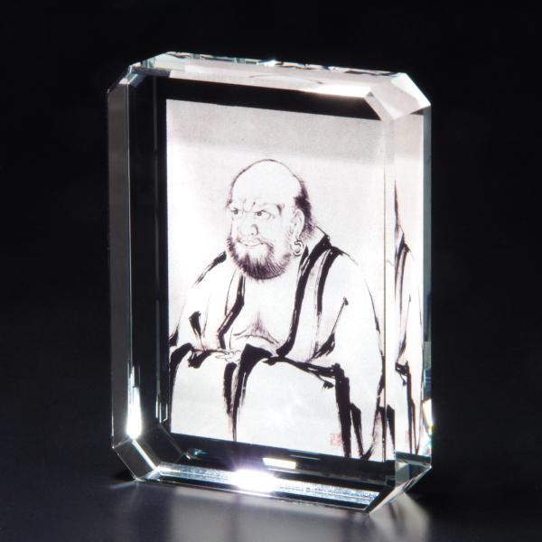 「不撓不屈の達磨大師」ガラス工芸　折れない心を授ける　一休さんの愛弟子の傑作品　重要文化財　ダルマ ...