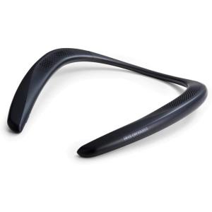 アイリスオーヤマ ネックスピーカー Bluetooth 通話 防水 13時間連続再生 首掛け スピーカー 送信機付き MKH-150 ブラック　【ギフトラッピング対応】