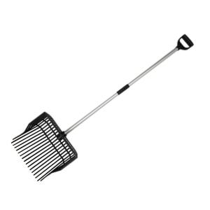 バスケットフォーク(持ち手付)[馬具，厩舎用品]カラー2色